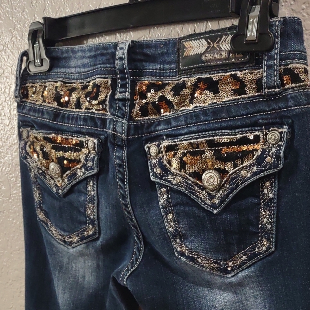 Grace Women's Blue Jeans - Picture 8 of 17